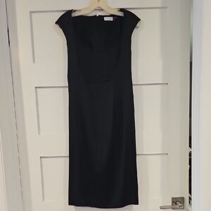 Elegant Calvin Klein Little Black Cocktail Dress
